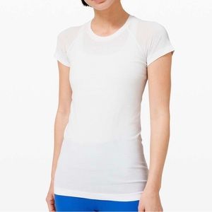 White short sleeve lululemon swiftly